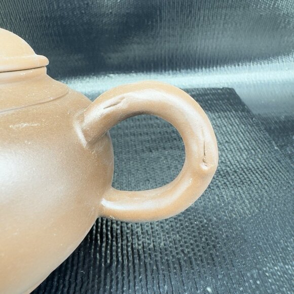 Vintage 1960s Yixing Zisha Clay Teapot RedWare Hand Made Marked Jug Tea Pot VTG - Picture 7 of 16
